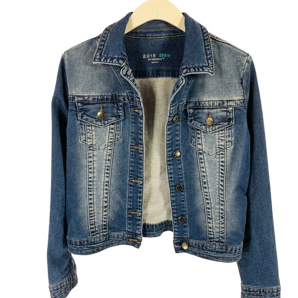 washed denim jean jacket size small PARASUCO - Picture 3 of 12